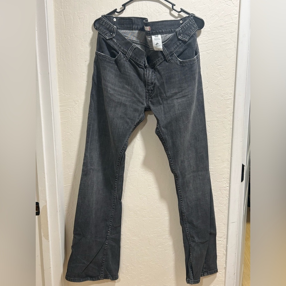 Levi's Charcoal Straight Jeans Sz 13